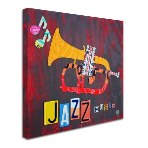 Trademark Fine Art -Design Turnpike 'Jazz Series Trumpet' Canvas Art - 1 of 3