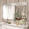 Apmir Rectangular Aluminum Alloy Framed and Tempered Glass Wall Bathroom Vanity Mirror in Matte Black/ Gold/ Silver/ Brown - 4 of 4