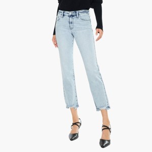 KanCan Essentials Pam Mid Rise Crop Straight Jeans - 1 of 4