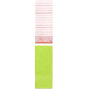 REGALWOVEN Striped Pattern Cotton Bathroom Hand Towel for Face Hair 13" x 30"/13" x 27" 2 Packs - 1 of 4