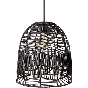 Mark & Day Edwrd 14"L x 14"W x 72"H Global Black Ceiling Lights - 1 of 4