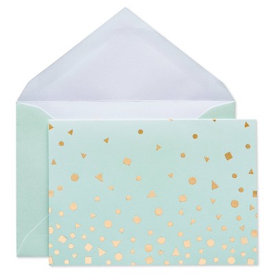 24ct Blank Cards with Envelopes Golden Dots - Spritz™