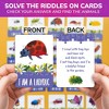QUOKKA Search and Find Puzzles for Kids Ages 4-6 - Riddle Kids Puzzles 6-8 Years Old - 70 Unique Pcs | 20 Illustrated Cards | Children Themes - 4 of 4