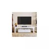 Modern TV Stand with Large Storage Drawer for up to 70 Inch TVs, Wood Farmhouse TV Console with Glossy Entertainment Center for Living Room,Bedroom - 4 of 4
