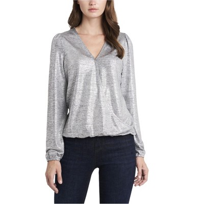 Vince Camuto Womens Shine Pullover Blouse