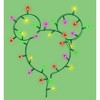 Girl's Mickey & Friends Christmas Light Silhouette T-Shirt - image 2 of 4