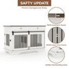 47" Dog Furniture Crate, Large Furniture Style Dog Crate  for Large/Medium/Small Dogs - 3 of 4
