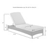 HomeStock Palm Harbor Outdoor Wicker Chaise Lounge - 2 of 4
