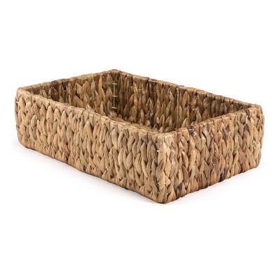 Natural Hand-Woven Hyacinth Nesting Storage Baskets, Set of 3