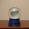 Northlight 5.5"  Holiday Snow Globe Glitter Snow Globe with Menorah - Blue/Clear - 2 of 2