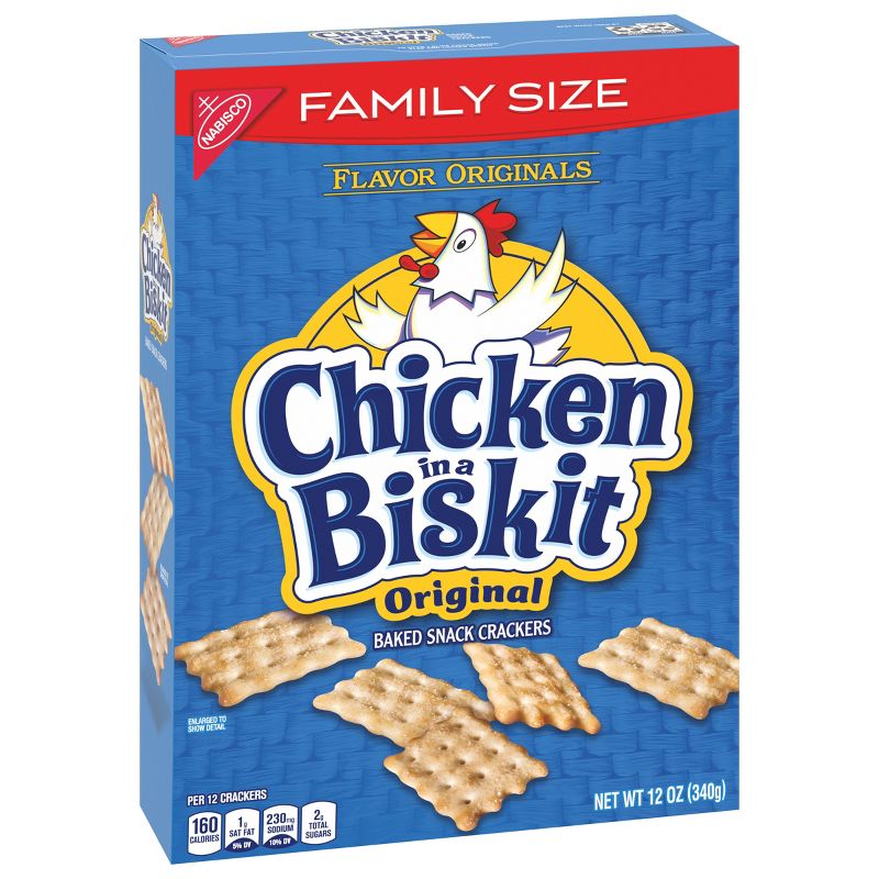 Chicken in a Biskit Original Baked Snack Crackers, 5 of 10