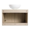30" Bathroom Vanity Cabinet with Sink Top Set 2 Soft Closing Doors Ceramic Sink Basin Wall Mounted Cabinet - 4 of 4