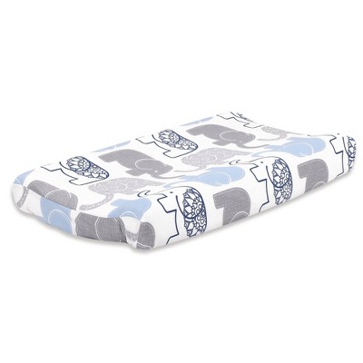 The Peanutshell Little Peanut Changing Pad Cover - Navy