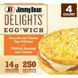 Jimmy Dean Broccoli & Cheese Frozen Frittata Sandwich - 4ct
