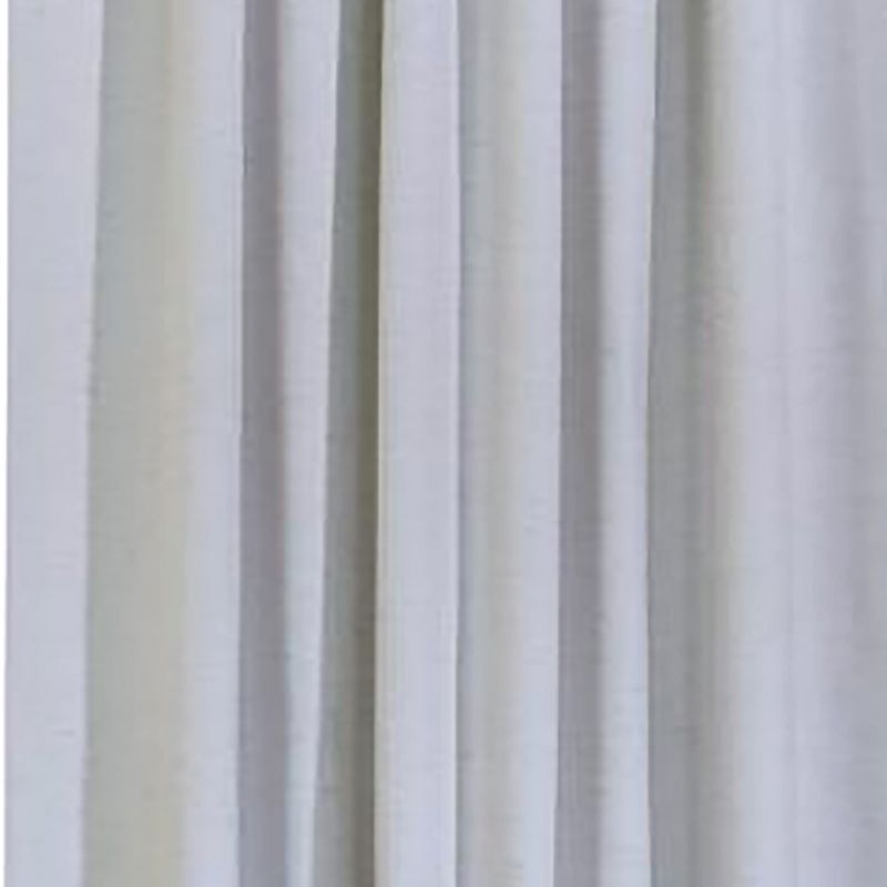 Commonwealth Ventura Tab Top Dressing Window Curtain Panel Pair - White, 3 of 4