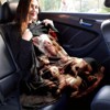 Pig Family Print Flannel Blanket, Four Seasons Cozy Throw for Car and Home, Soft Polyester Fiber, Christmas Gift. - 3 of 4