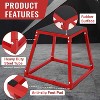 Acekool Plyometric Jump Box, Heavy-Duty Steel Plyo Box with Non-Slip Rubber Top, Multiple Heights, Home Gym Conditioning Step Up Platform - 2 of 4