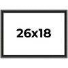 PosterPalooza | Antique Black Picture Frame - UV Acrylic, Backing Board, Hanging Hardware Included - 2 of 4
