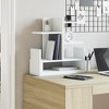 vidaXL Desk Organiser White 19.3x7.9x20.7" Engineered wood - 3 of 4