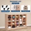 Wall Mount Cubby Storage Organizer,47Inch Width Daycare Shelves for Toys, Classroom Furniture - 4 of 4