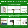 LunaLulinlk 12 Inch Magnetic Knife Holder for Wall Magnetic Knife Strip Self Adhesive with 3 Hooks - 4 of 4