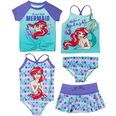 Toddler Girls The Little Mermaid Ariel Rash Guard 