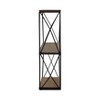 Sagebrook Home Metal Wood Floating Wall Shelves, Storage and Display, Decorative Wall Shelf Organization - 3 of 4