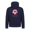 Everyday Kids Sports Collection Life-Is-Better-With-Goals Soccer Girls Pullover Hoodie – Pink Heart Ball Graphic Sweatshirt - 2 of 4