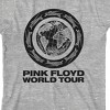 Pink Floyd World Tour Earth & Planes Crew Neck Short Sleeve Athletic Heather Boy's T-shirt - 2 of 3