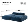 90" Oversized Modular Sleeper Sectional Sofas with Plush Foam & Pocket Springs, No Assembly - 3 of 4