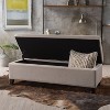 NicBex Rectangle PU Leather Storage Ottoman Bench,Upholstered Storage Ottoman,Modern Storage Bench for Living Room,Bedroom - 4 of 4