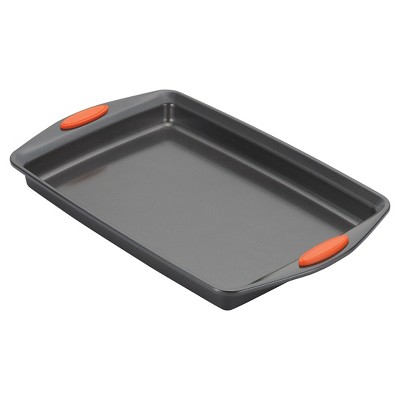 Gray Carbon Steel Non-stick 3-Piece Baking Sheet Pan Set