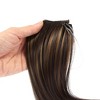 Unique Bargains Women's Invisible Synthetic Hair Extensions Adjustable Headband No Clip Long Straight Hairpieces - 3 of 4
