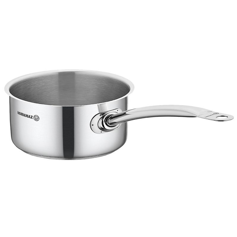Korkmaz Gastro Proline 7.3 Liter Stainless Steel Saucepan in Silver, 1 of 6