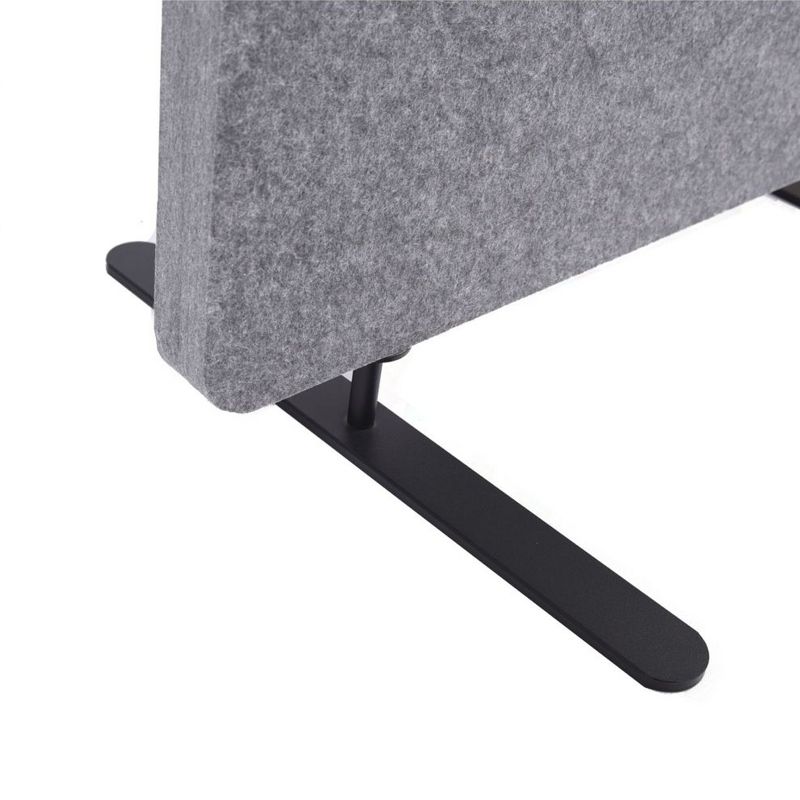 Stand Up Desk Store ReFocus Raw Freestanding Acoustic Desk Divider Privacy Panel to Reduce Noise and Visual Distractions, 4 of 5
