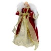 Northlight 14" Red and Gold Traditional Angel Christmas Tree Topper - Unlit - 4 of 4