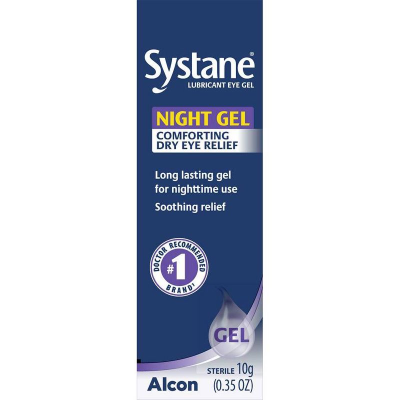 Systane Gel Nighttime Protection Eye Lubricant - 0.35 fl oz, 1 of 6