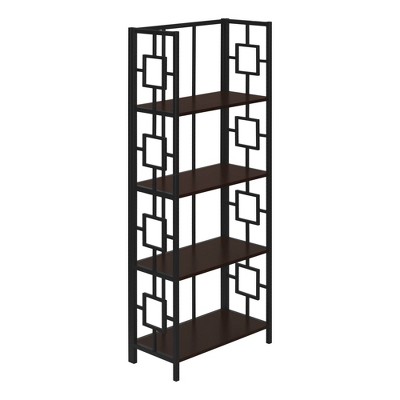 61.5" 4 Shelf Mix Material Etagere Bookcase - EveryRoom