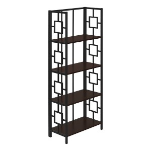 61.5" 4 Shelf Mix Material Etagere Bookcase - EveryRoom - 1 of 4
