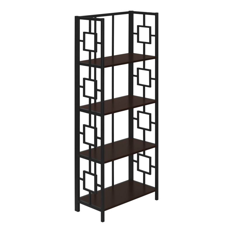 61.5" 4 Shelf Mix Material Etagere Bookcase - EveryRoom, 1 of 12