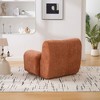 Airsurfer Modern Oversized Accent Chair, Upholstered Lounge Chair Fabric with Curved Design for Living Room or Bedroom - 4 of 4