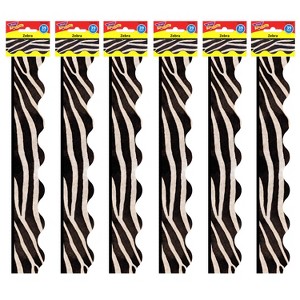 TREND Zebra Terrific Trimmers®, 39 Feet Per Pack, 6 Packs - 1 of 3