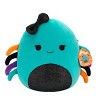 Squishmallows 12" Cheryl Teal Spider With Sparkle Belly and Bow Plush - 2 of 4