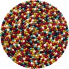 Unique Loom Felt Ball Collection Area Rug - Cloud - 2 of 4