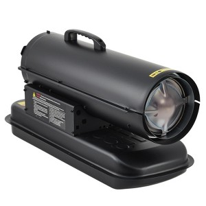 Kerosene Fan Forced Heater, 70000 BTU Forced Air Kerosene Diesel Heater w/Thermostat, Handle, 5 gal Tank,Workshops, Jobsite - 1 of 4