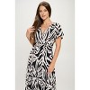 WEST K Women's Georgia Faux-Wrap Maxi Dress with High-Low Hem and Tie Waist - 4 of 4