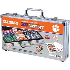 MasterPieces Casino Style 300 Piece Poker Chip Set - NCAA Clemson Tigers - 1 of 4