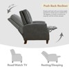 Spruce & Spring Push Back Recliner Chair with Nailhead Trims for Living Room - 2 of 4