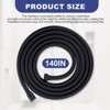 WOWOW PVC 63 in. Shower Head Hose in Matte Black - 4 of 4