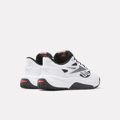 Reebok Engine LT Shoes Size M 10.5 / W 12 Ftwr White/Black/Energy Red — фото 3
